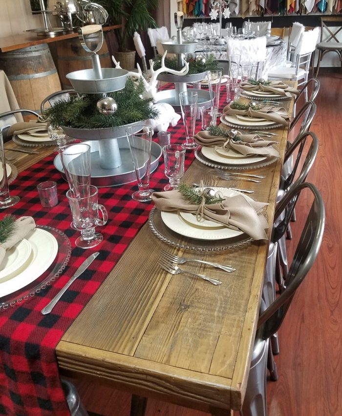 Buffalo Check Runner, Red and Black Plaid Runner, Red and Black Check