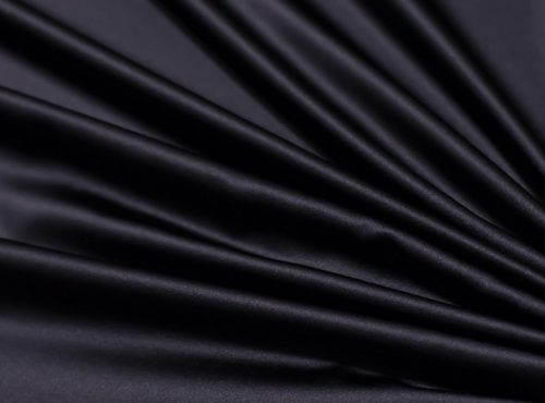 Black Lamour Table Linen, Black Satin Table Cloth