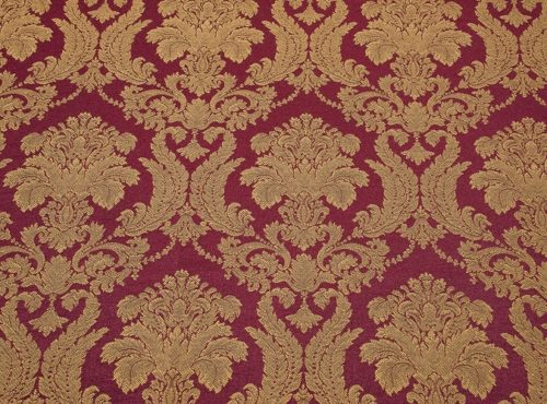 Bordeaux Brocade Table Linen, Red and Gold Brocade Linen