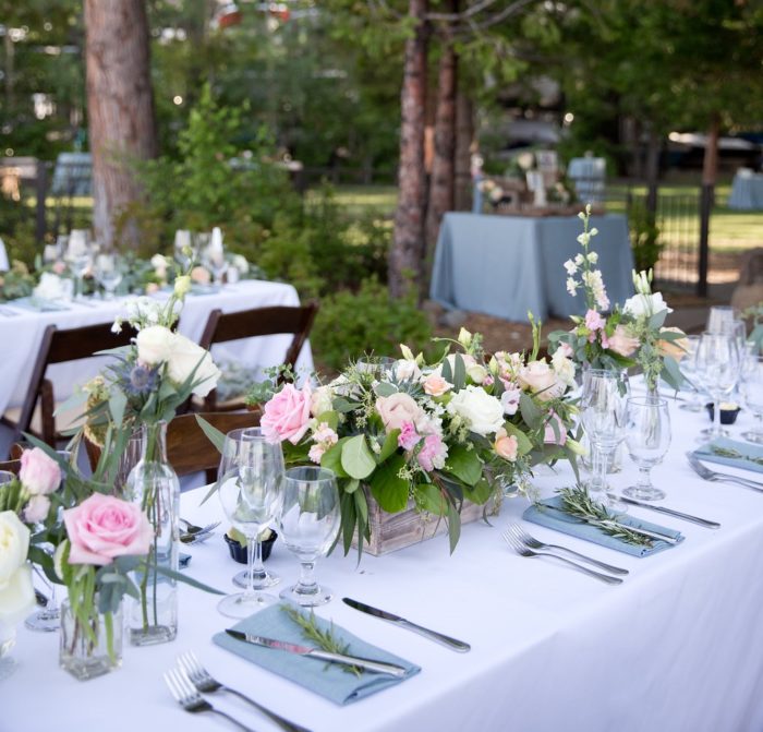 White Essential Table Linen, White Poly Table Cloth, Basic White Table Cloth, West Shore Cafe Wedding