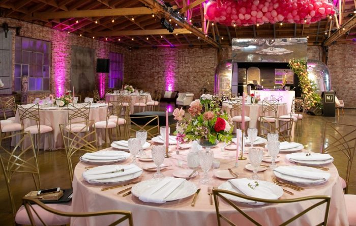 Blush Dupioni Table Linen, Light Pink Table Cloth