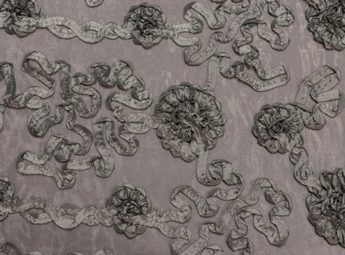 Pewter Luxury Organza Table Linen
