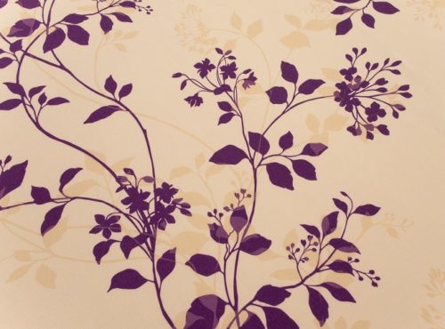 Plum Flora Table Linen