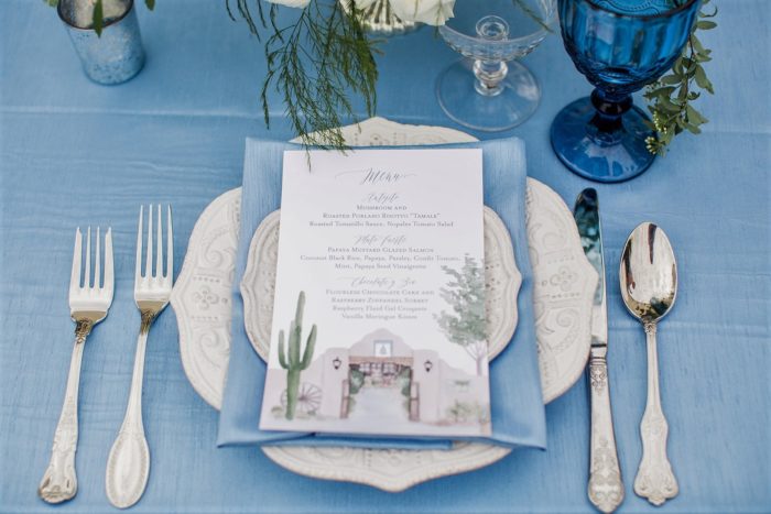 Cornflower Blue Shantung Table Linen, Light Blue Table Cloth, Light Blue Matte Table Linen