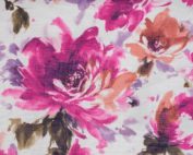Renoir Table Linen, Pink Floral Table Linen