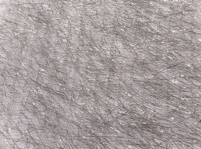 Silver Shag Table Linen