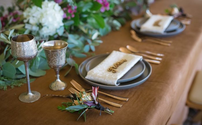 Tan Suede Table Linen, Brown Faux Suede Table Cloth