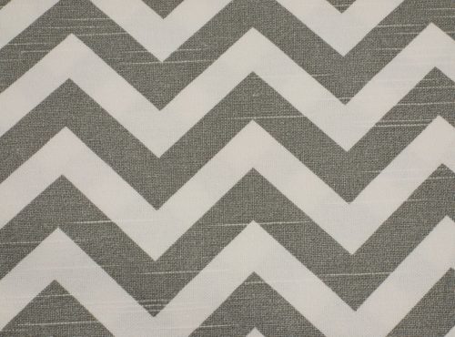 Rustic Cool Grey Chevron Table Linen