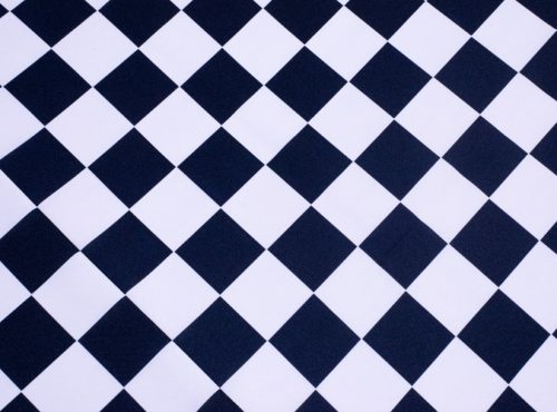Finish Line Table Cloth, Black and White Check Linen, Racing Linen