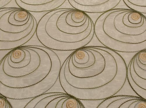 Gold Shimmer Swirl Table Linen