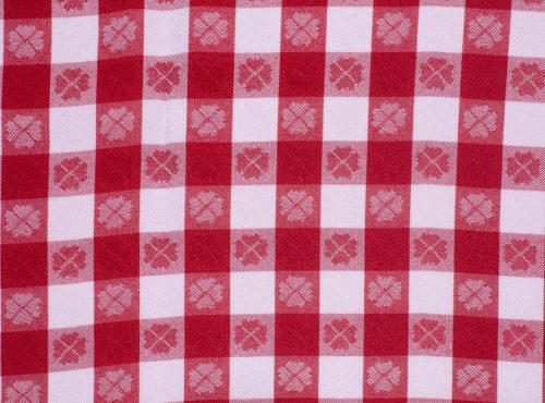 Red Picnic Check, Red Gingham