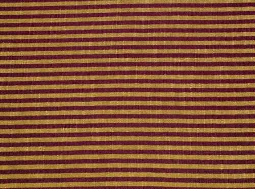 Shakespeare Table Linen, Burgundy and Gold Stripe