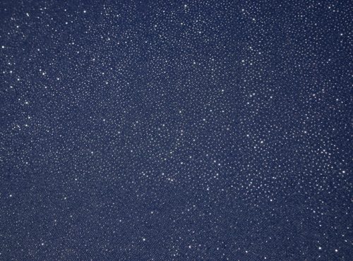Starry Night Table Linen, Blue Sparkle Linen