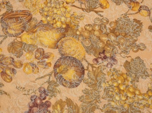 Tuscany Linen, Gold Damask Wine Detailed Linen