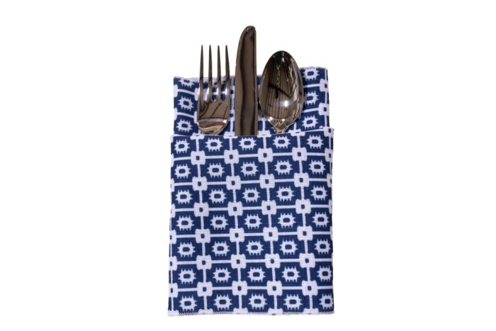 Indigo Santa Fe Napkin, Dark Blue Patterned Napkin, #theNAPKINmovement