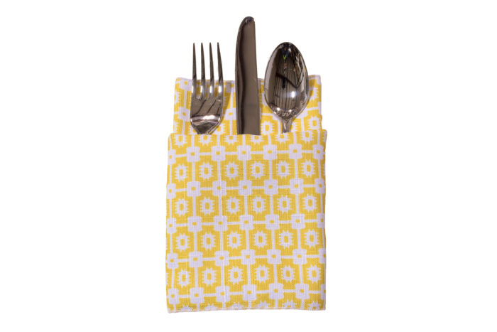 Sunshine Santa Fe Napkin, Yellow Patterned Napkin, #theNAPKINmovement