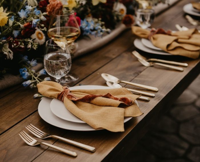 Marigold Linnea Napkin, Yellow Linen Napkin. #theNAPKINmovement