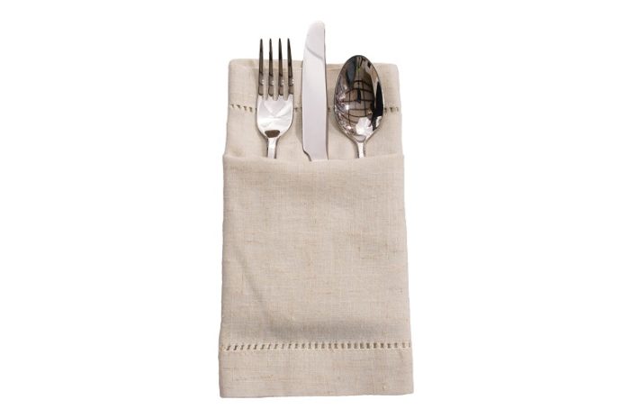 Oatmeal Hemstitch Napkin, Ivory Linen Napkin, #theNAPKINmovement