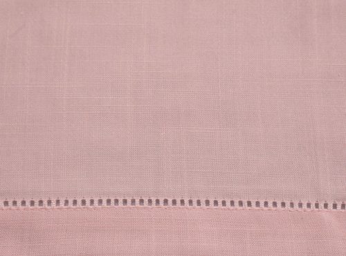 Petal Pink Hemstitch Napkin, Pink Linen Napkin, #theNAPKINmovement