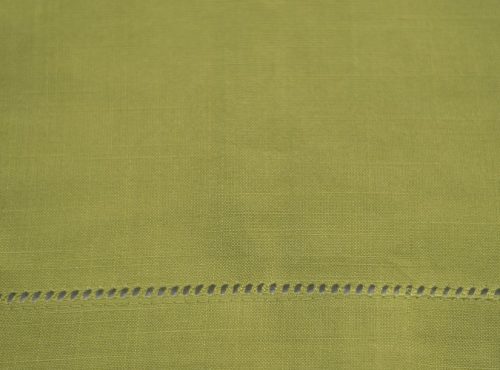 Pistachio Hemstitch Napkin, Green Linen Napkin, #theNAPKINmovement