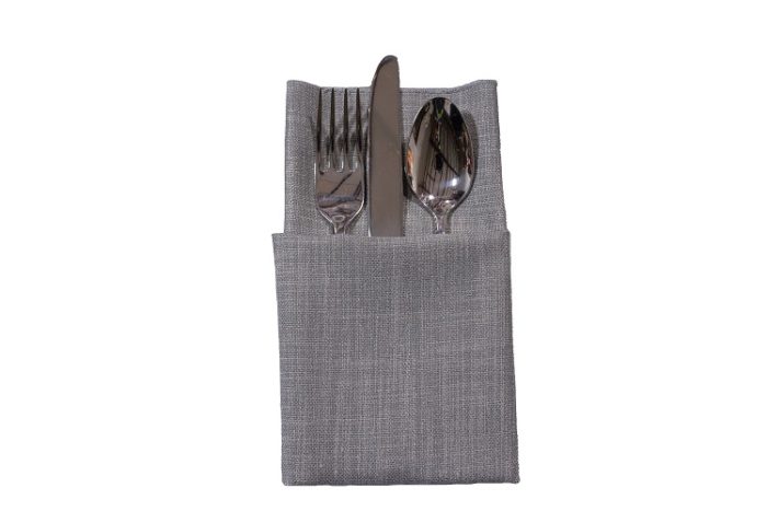 Shadow Linnea Napkin, Grey Linen Napkin. #theNAPKINmovement