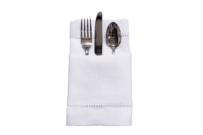 White Hemstitch Napkin, White Linen Napkin, #theNAPKINmovement