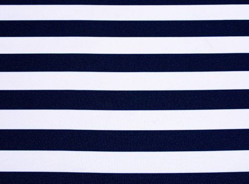 Navy Stripe Table Linen