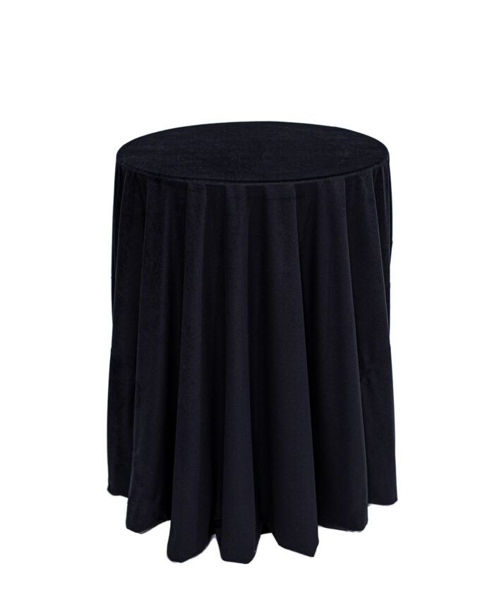 Black Plush Velvet Full Length